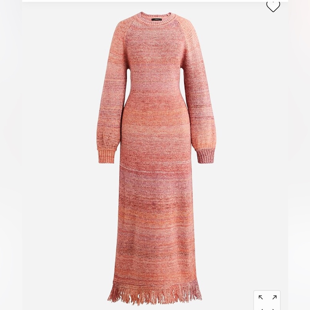 J Crew Limited-edition maxi sweater-dress in space-dyed stripe